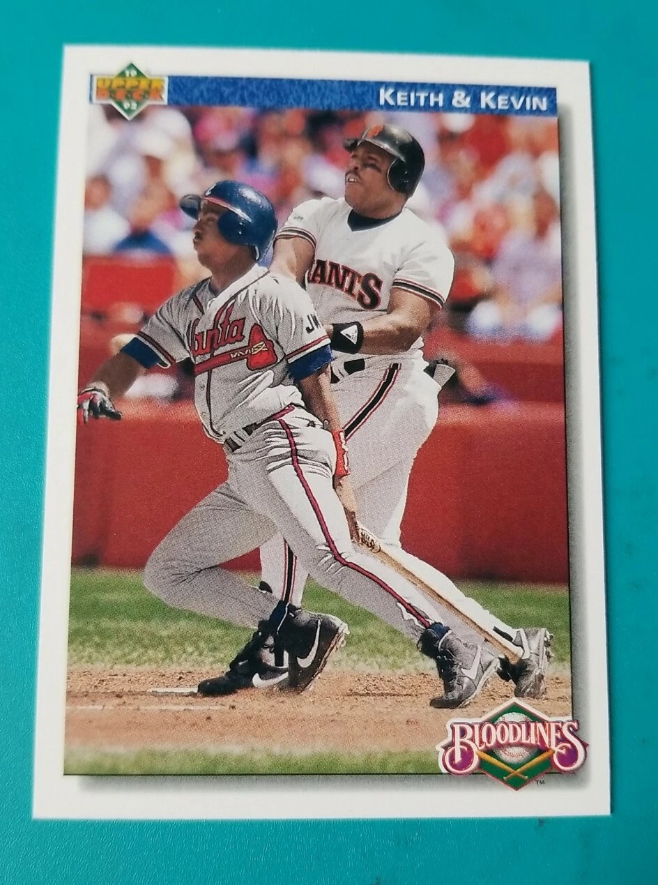 Keith & Kevin Mitchell 1992 Upper Deck #80 Bloodlines Braves Giants
