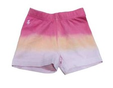 POLO RALPH LAUREN Pink Girl's Tie-Dye Multicolor Shorts, Size 5 NWOT