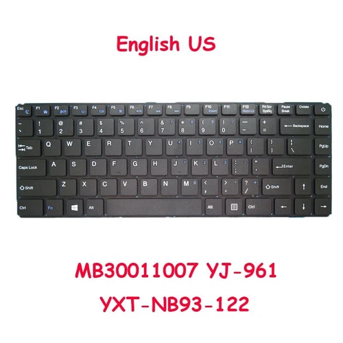 Keyboard For Jumper EZBook S5 MB30011007 F0060-007 YJ-961 YXT-NB93-122 English