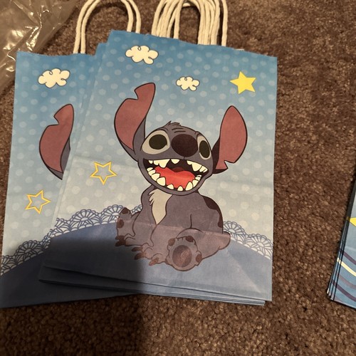12 Pcs Lilo and Stitch Party Favor Goodie Bags | Lilo and Stitch Party Gift Bags
