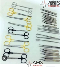 High quality 37 Pcs Plastic Surgery Surgical instruments Kit