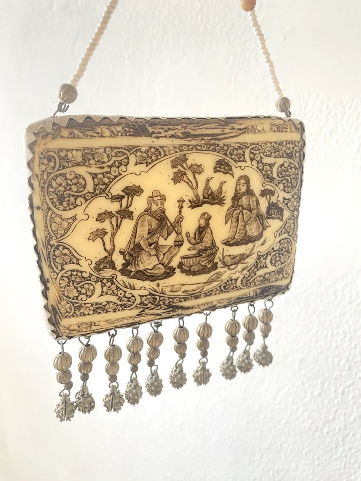 Placa de pared de resina familiar estilo persa hecha en Israel Israeliana Foto 2 de 4