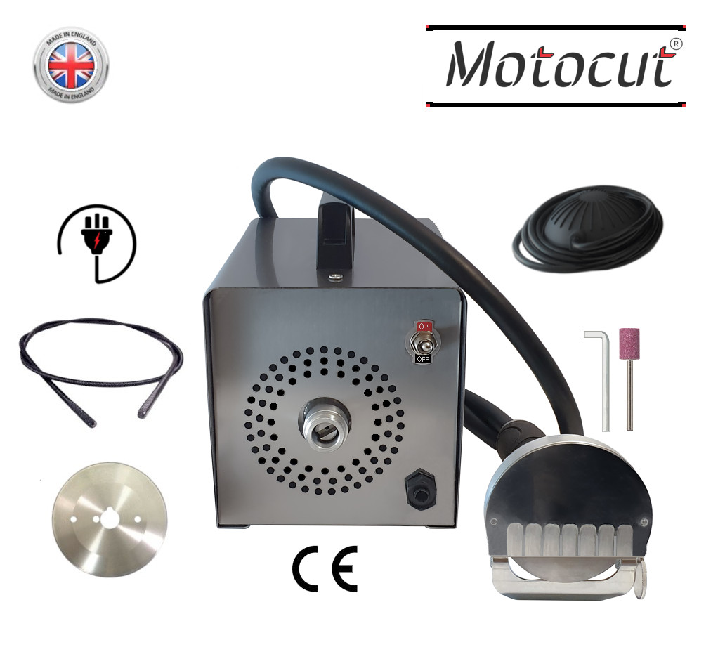 Schwerlast elektrischer Döner Kebab Shawarma Kreisel Stahl Maschine Motocut MC80 UK