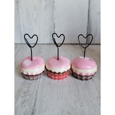 San Valentín Cupcake Portafotos Corazón Set Navidad Hogar Decoración Dulces Hornear