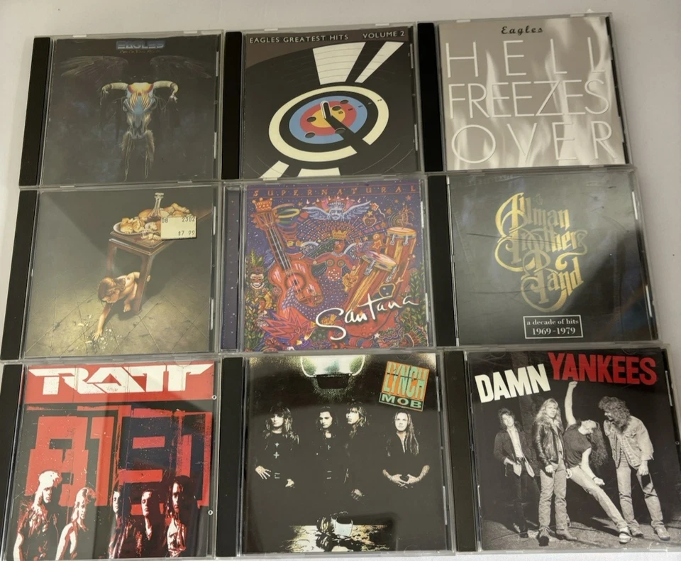 Rock Classic Hard Rock Pop Metal 44 CDs Lot Prince Ozzy Eagles Metallica Rush - Image 3 of 4