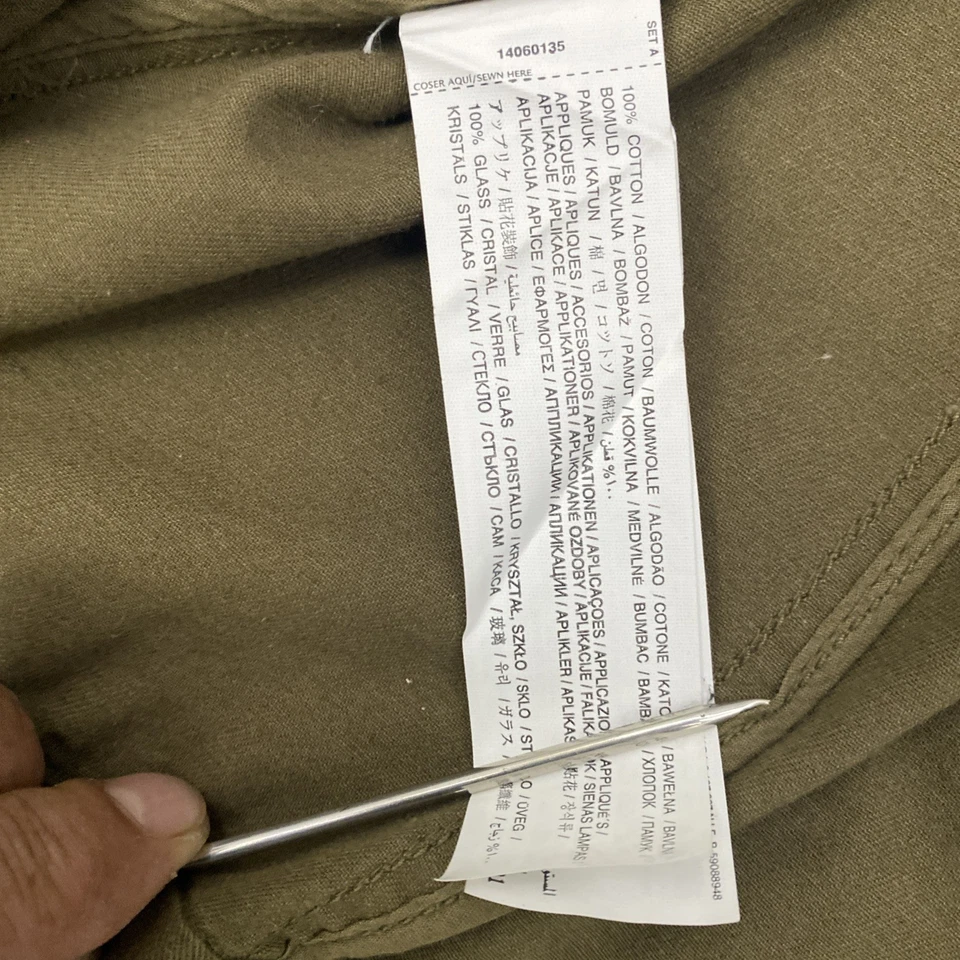 MNG ( Mango ) Denim Vest Women's Size M Embellished - Image 4 of 4