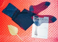 Bas «Cervin Capri» nylon-voile sans couture Taille 4, rétro, luxe.