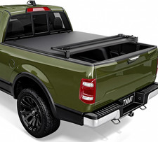 Soft Quad-Fold Truck Bed Tonneau Cover Compatible with 2009-2025 Dodge Ram 1500 
