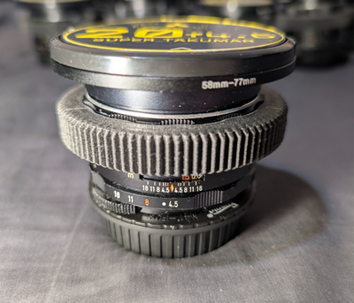 20mm f4.5 Pentax Super Takumar vintage cine mod EF mount video