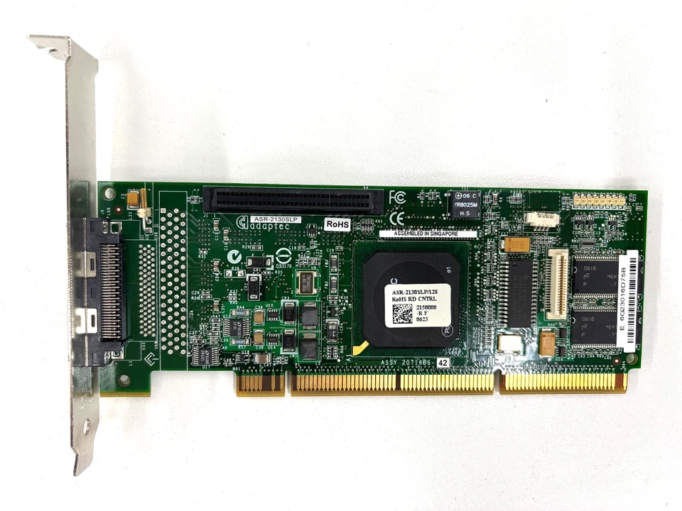 Adaptec ASR-2130SLP/128MB Ultra320 PCI-X SCSI 64-bit 133MHz 128MB Cache - Image 4 of 4
