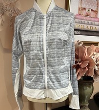 Blanc Noir Feather Weight heather print white...
