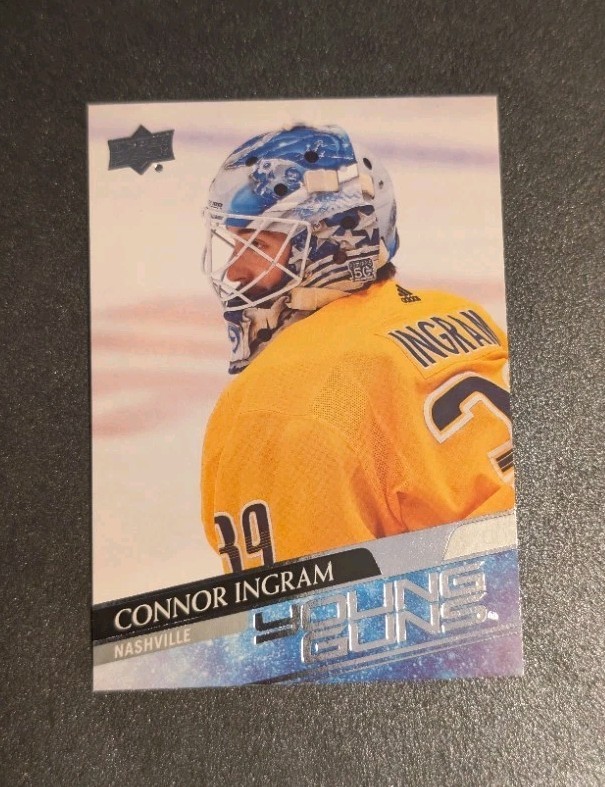 2020-21 Upper Deck - Young Guns Connor Ingram #223 (RC) OILERS G ROOKIE CARD