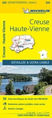 Creuse, Haute-Vienne - Michelin Local Map 325 by Michelin (Sheet map, folded)