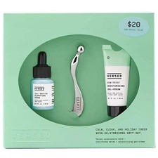 Versed Calm Clear and Holiday Cheer Skin De Stressing 3pc Gift Set NIB