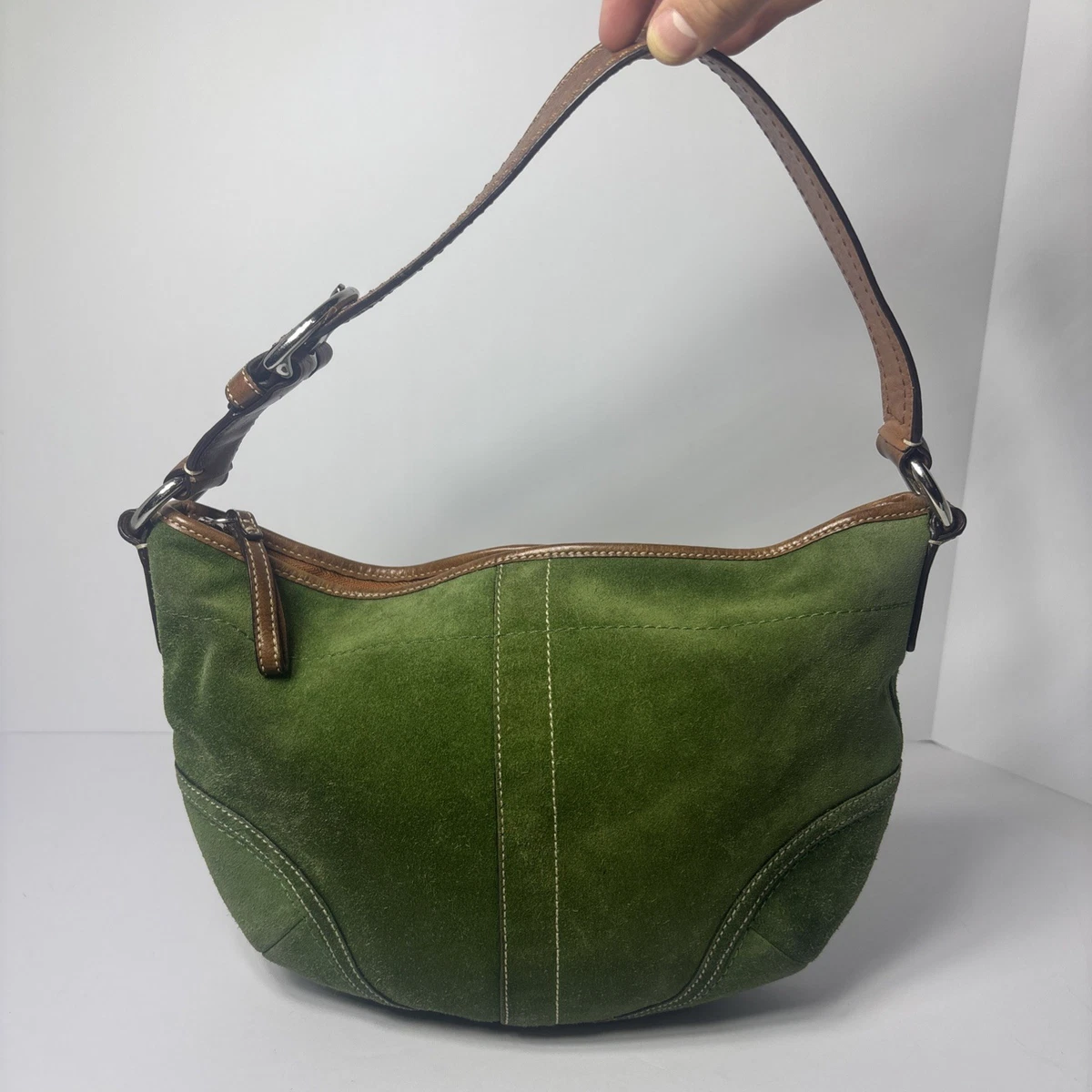 バッグ Coach Hampton Soho Shoulder Bag Suede Coach Hampton Suede Exterior Shoulder Bag Bags & Handbags for