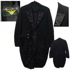 Vintage Myers Bloom Tucson AZ Tailcoat Jacket Black Wool Tuxedo Tails USA Made