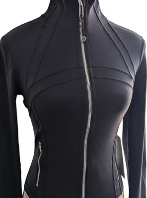 NWT Lululemon Define Cropped Jacket Nulu Black Size 4 Full Zip