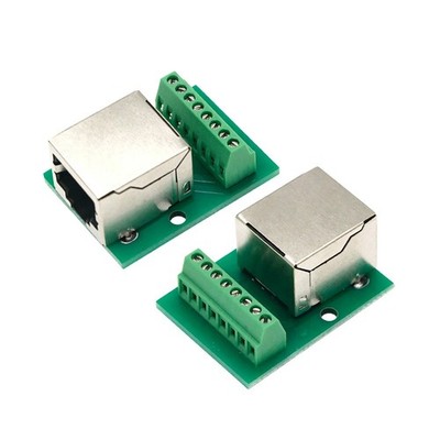 4 Stück 8-Pin Ethernet Netzwerk Adapter Platine für RJ45 Ports