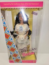 Vintage 1992 New in Box Native American Barbie #1753 Mattel Special Edition