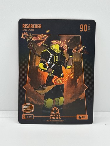 2025 Bo Jackson Battle Arena Alpha Update Battlefoil Risarcher Fire BF-179