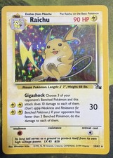 Raichu Holo 14/62 - Fossil - Moderate Play on eBay