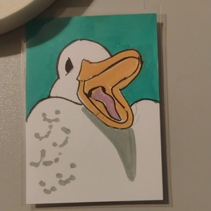 ACEO Original Acrylic Painting by Wren Thorne
