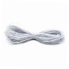 Amaney Elastic Cord Beading Threads Stretch String Fabric Crafting 0.8mm White