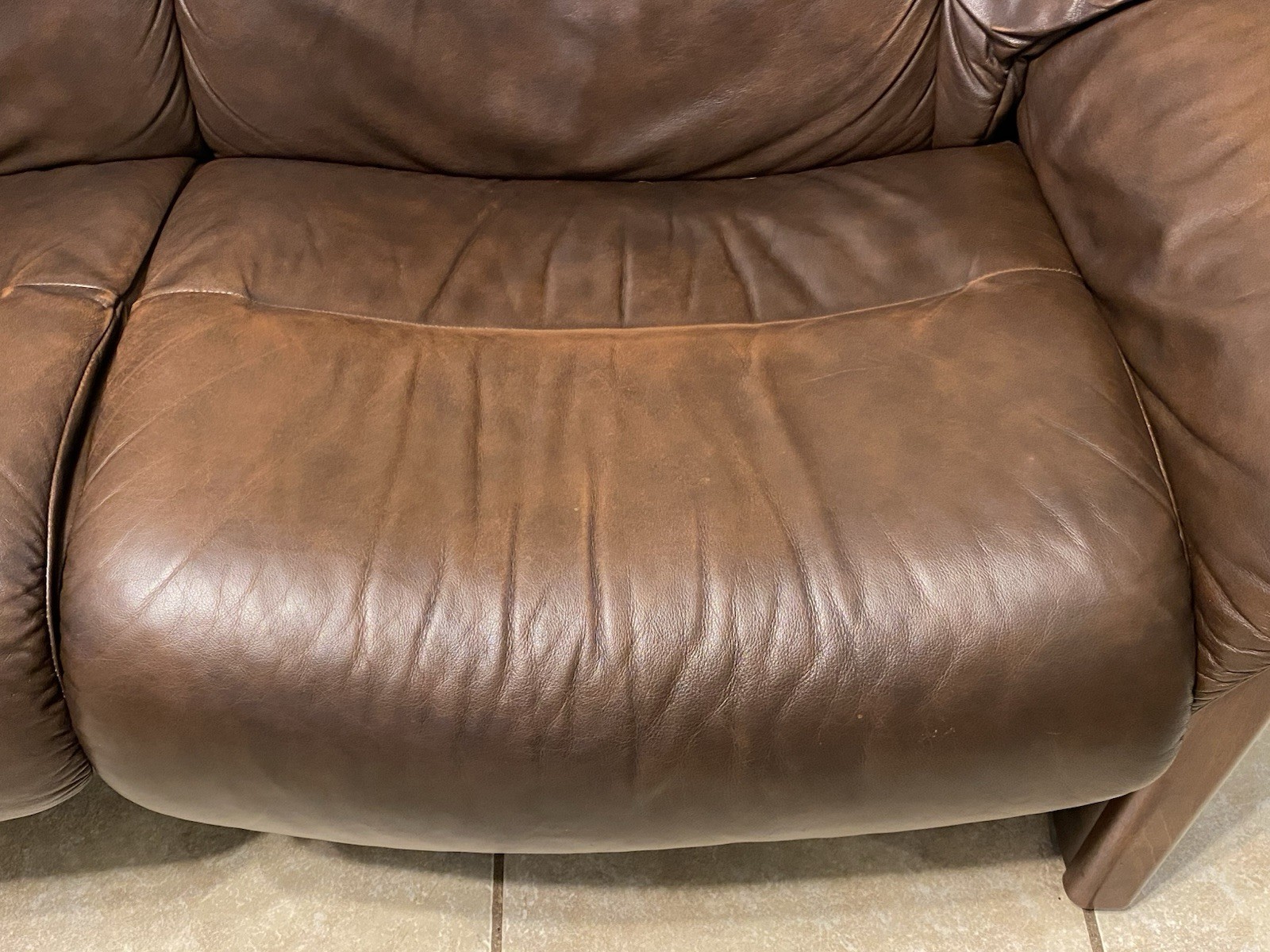 Ekornes Stressless ‘El Dorado’ Low Back Leather Sofa Recliner Norway Furniture