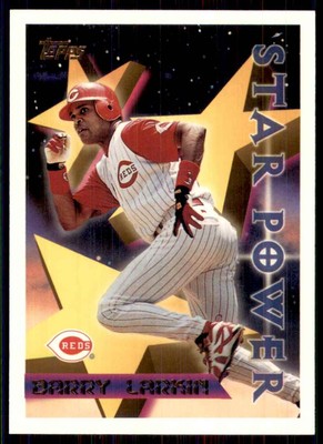 1996 Topps #6 Barry Larkin Cincinnati Reds