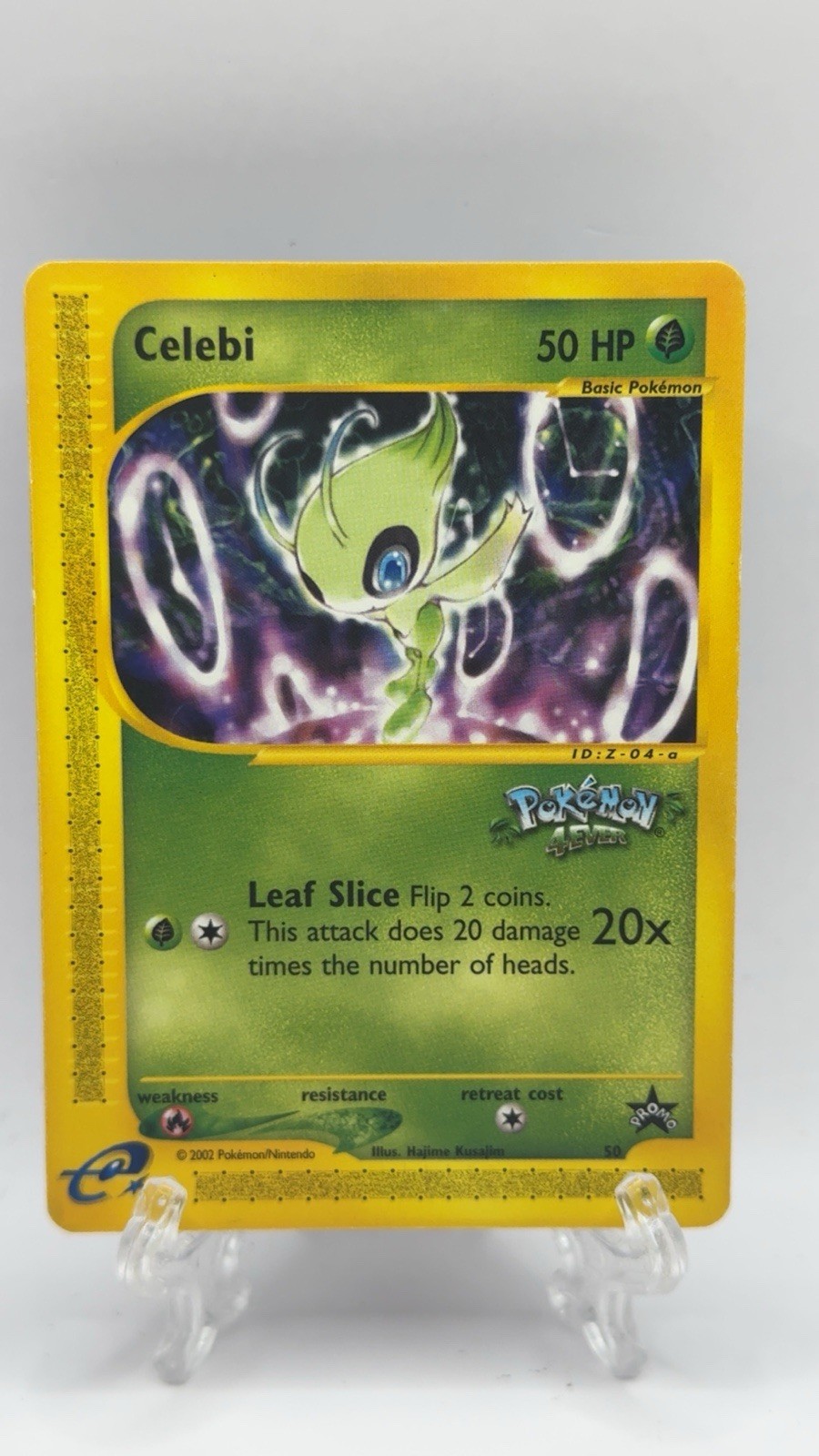 Celebi 50 Black Star Promo Pokemon 4EVER Movie 2002 Non Holo Pokemon Card MP