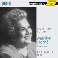 Audio Cd - Gioacchino Rossini - Liederabend 1992 - Swrmusic -D- Neu