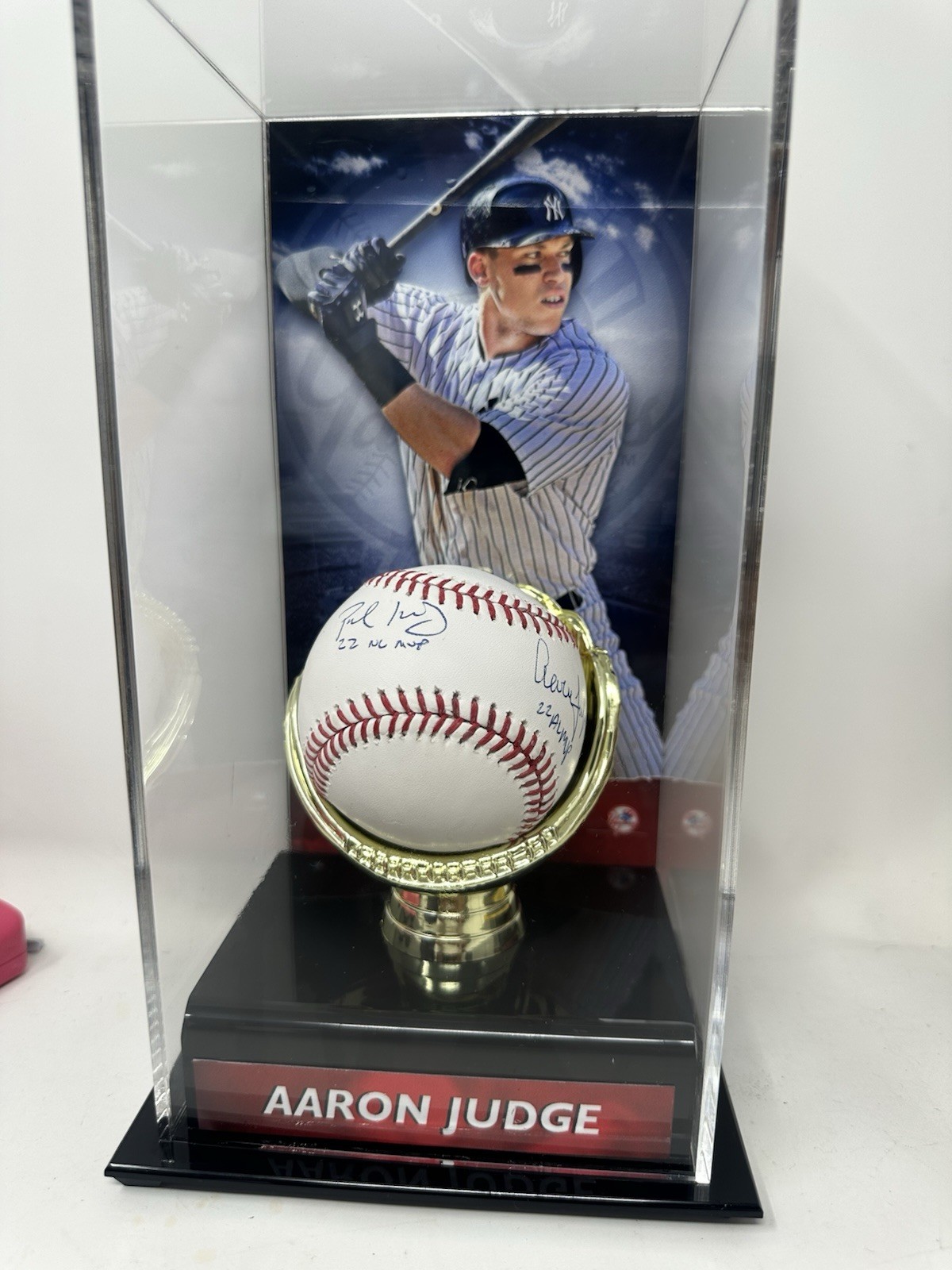 Aaron Judge Autographed Signed New York Yankees & Paul Goldschmidt Multi Rawlings Dual Baseball /22 