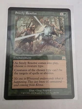 MTG Magic The Gathering Steely Resolve Onslaught Regular