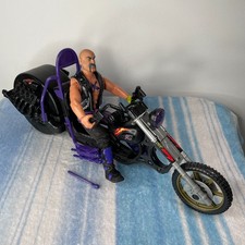 Hasbro Vintage Action Man Dr X Motorbike Chopper Hells Angel inc Figure Missiles