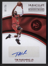 2016-17 Immaculate Tim Hardaway Jr Auto /25 Modern Marks Autograph Atlanta Hawks