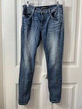 express jeans Legging Mid Rise in blue medium wash slim stretch 10R