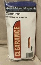 15  Flex Banner Stylo Clearance Flag NEW