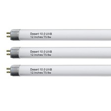 T5 10.0 UVB Reptile Light Bulb 8W 12 Inch, Desert Reptile UVB Bulb 8 Watt for...