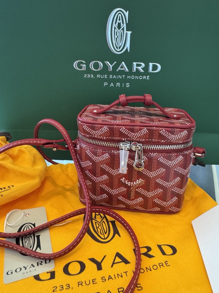 NEW Release 2025 GOYARD Vanity Souple Muse Nano R Rouge/Red All
