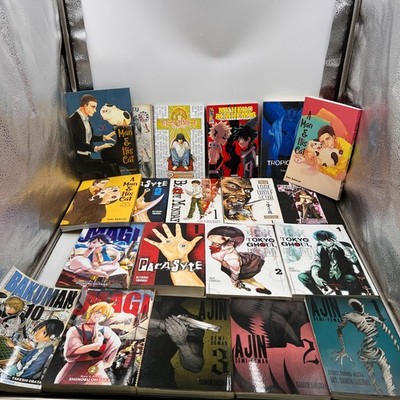 MANGA LOT Ajin: Demi-Human Magi Tokyo Ghoul Man Cat Bloody Monday Parasyte
