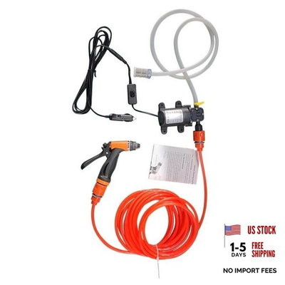 #ad Universal 12V Portable Car Washer Gun High Pressure Car Cleaner Electric Water $33.01