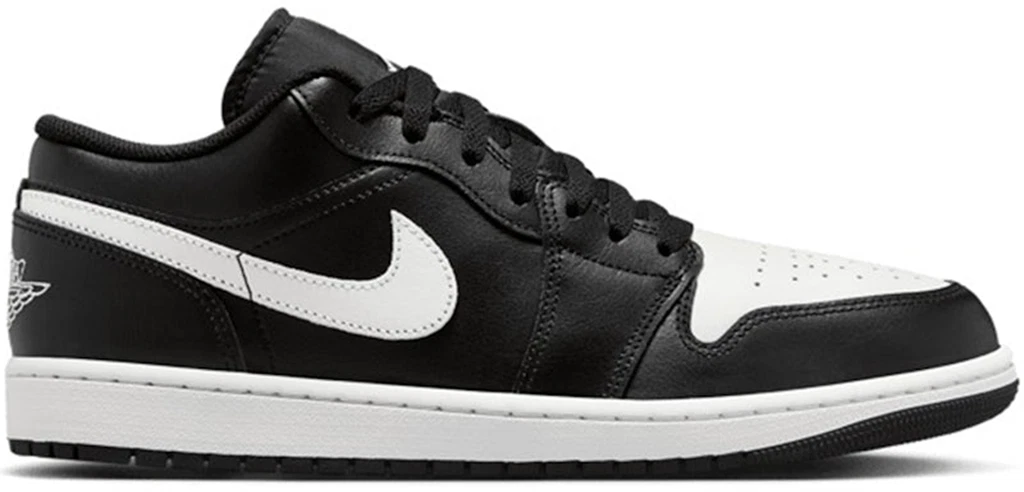 Air Jordan 1 Low 553558 043 Black/Summit White New Men's Size 11