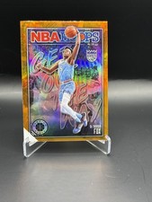 2019 Hoops Premium Stock Get Out The Way De'Aaron Fox #13 Orange Prizm Kings