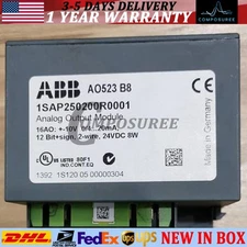 1PC New ABB AO523 1SAP250200R0001 Analog Input Module In Box Fast Shipping