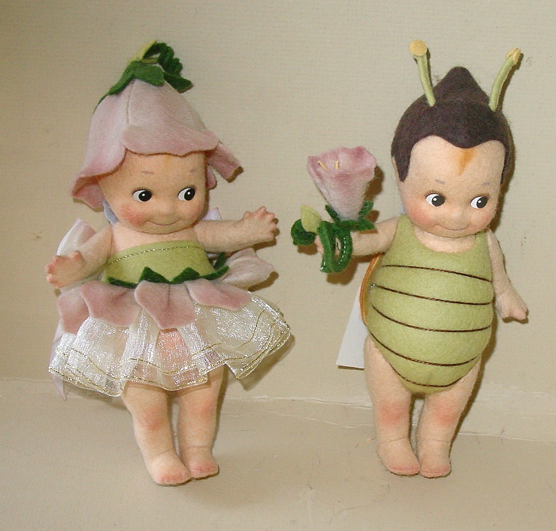 R.John Wright ~ Flit & Fleur KEWPIE Set ~ 6