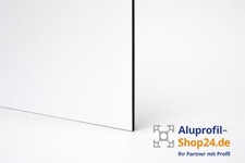 Dibond 4mm 6mm Weiß matt Platinweiß Alu Verbundplatte Zuschnitte