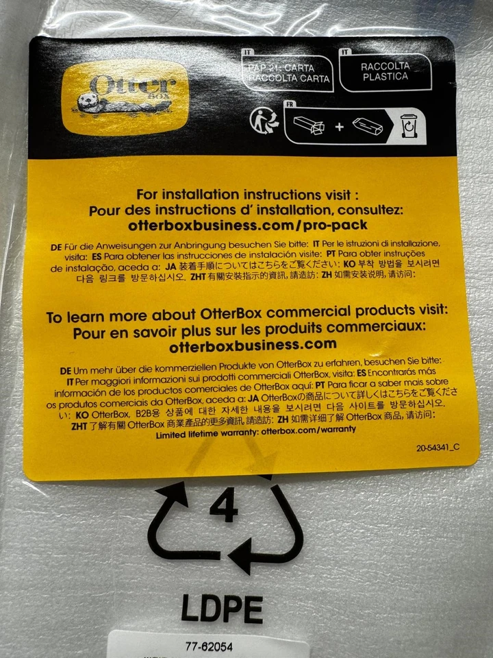 OTTERBOX iPad Glass Screen Protector X10 Bulk Wholesale iPad 10.2" 7th 8th 9th - Image 3 of 4