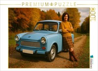 Puzzle Calvendo Couleurs D'automne Avec La Trabant 601 | 1000 PièCes, Format Ass