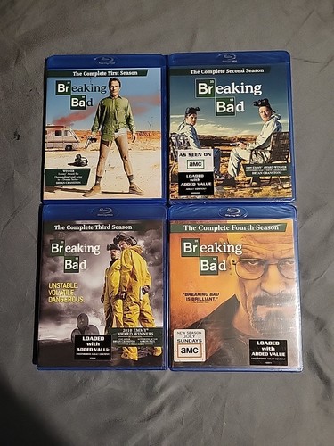 4 Stück Breaking Bad Blu-ray 1, 2, 3, 4 Staffel 2-4 sind neu