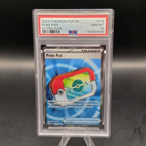 Poké Pad graded PSA 10 for sale on eBay